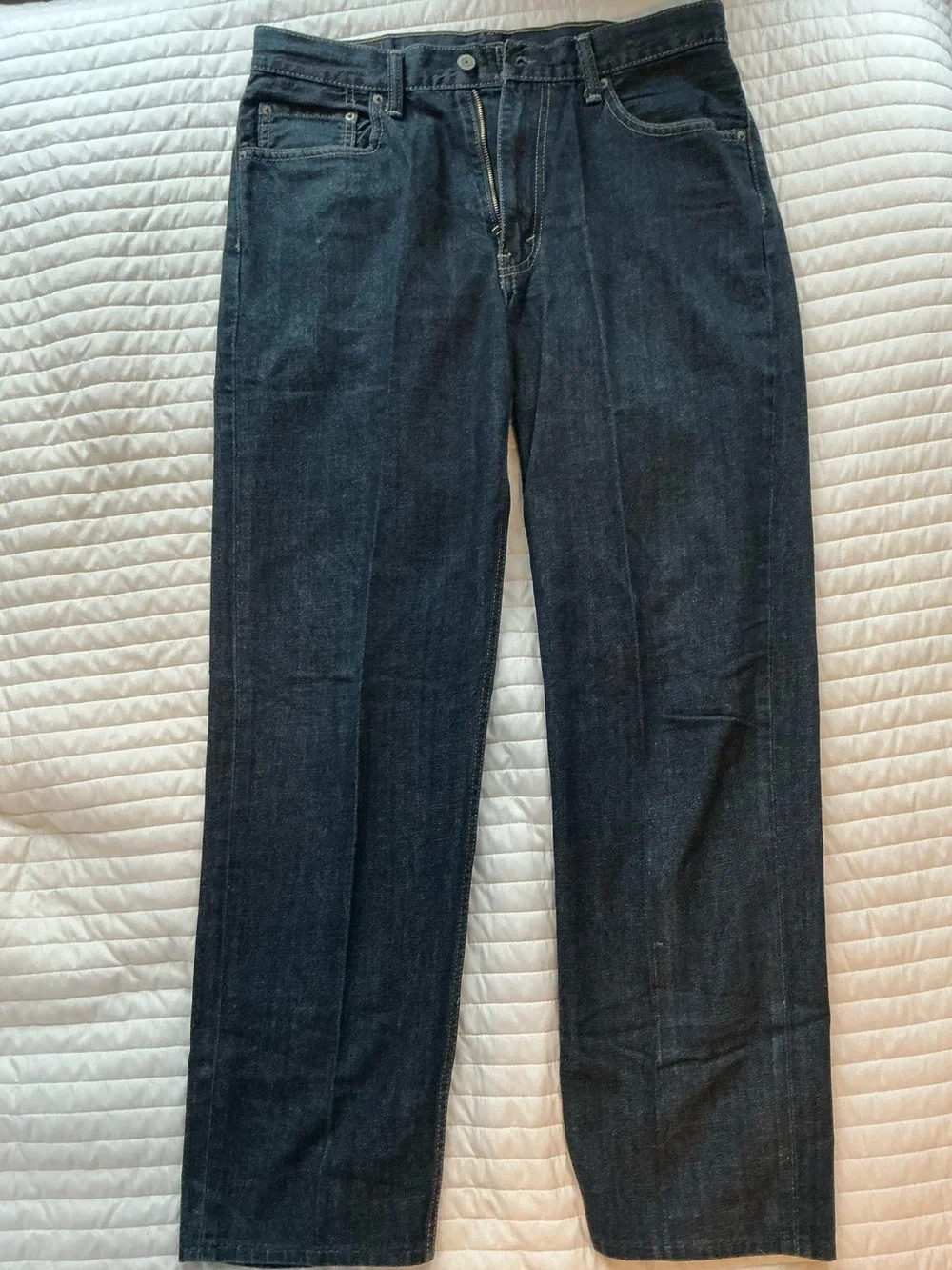 Levi's Men's Dark Blue Relaxed Straight Jeans (3)